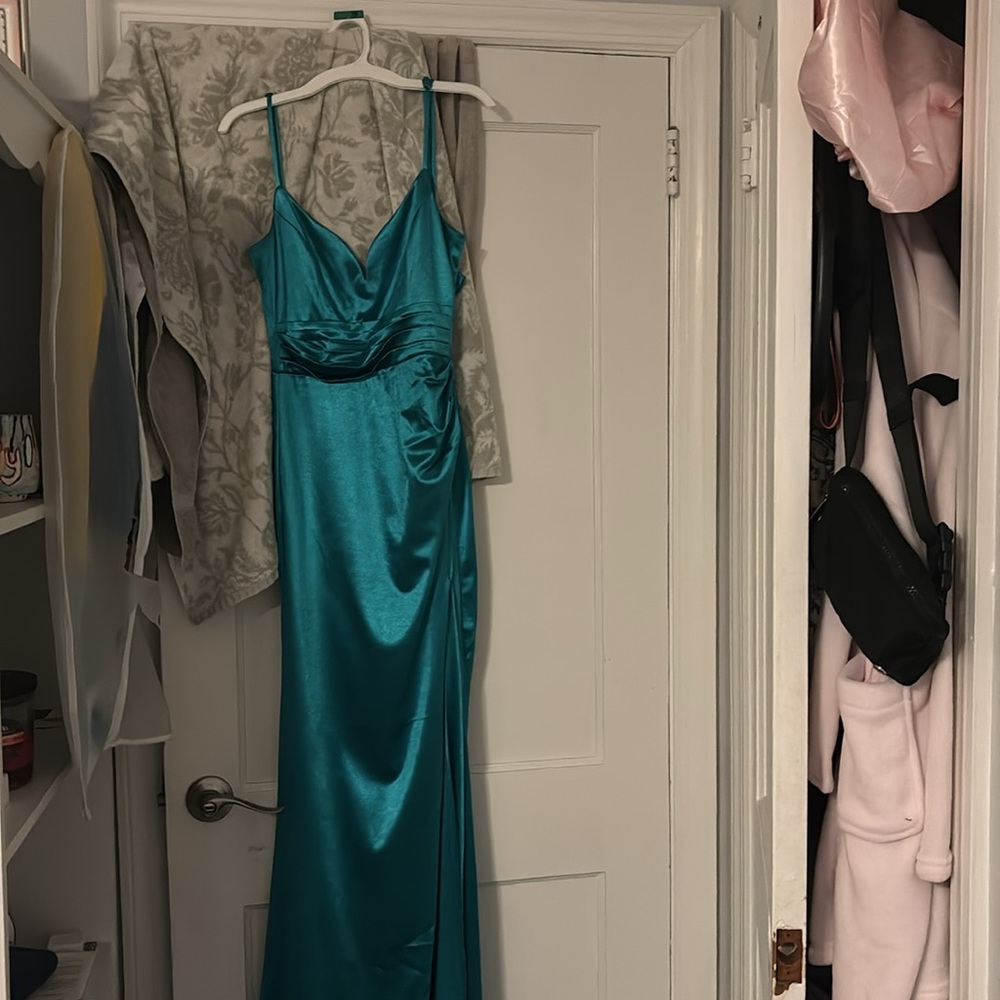 Formal Long dress, Teal Windsor